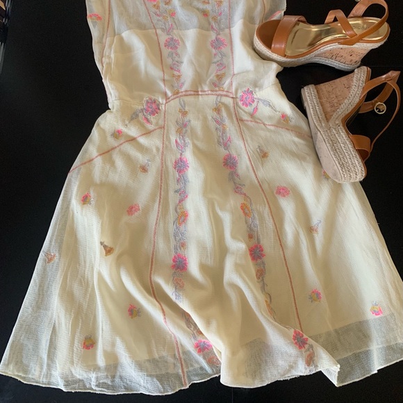 Free People Casual Dures Cream Riviera. - Picture 11 of 12